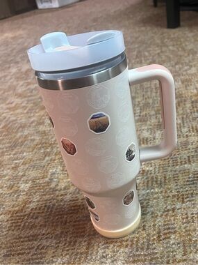 National Park Travel Mug Tumbler Cup with extra stickers for each park